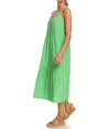 ROXY WAITING LINE MIDI DRESS IN ABSINTHE GREEN