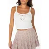 Roxy Wanderlust Crop Tank In Gray