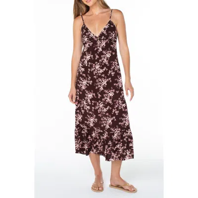 Roxy Warm Rays Midi Dress In Tulipwood