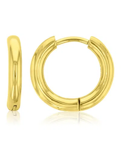 Roxy Waterproof Yellow 14mm Huggie Earrings In Red