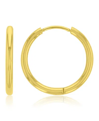 Roxy Waterproof Yellow 20mm Hoop Earrings In Gold