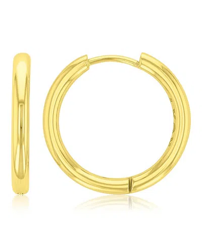 Roxy Waterproof Yellow 20mm Hoop Earrings In Gold