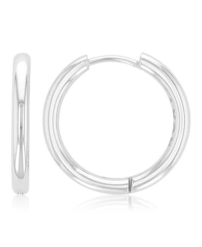 Roxy Waterproof Yellow 20mm Hoop Earrings In Silver