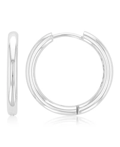 Roxy Waterproof Yellow 20mm Hoop Earrings In Silver