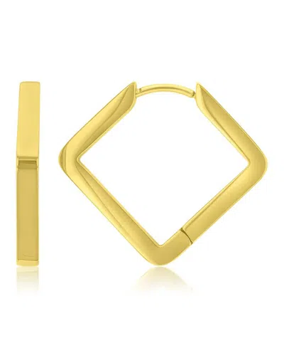 Roxy Waterproof Yellow 22mm Square Hoop Earrings In Pink