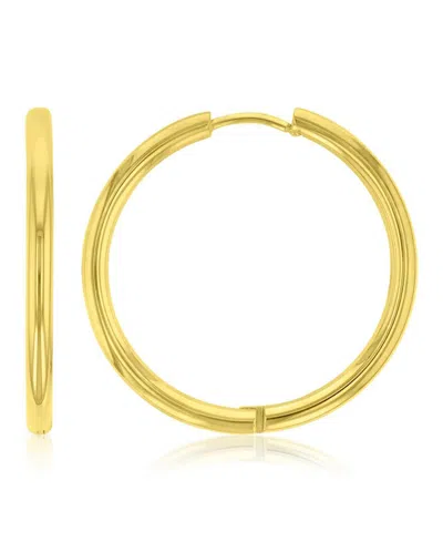 Roxy Waterproof Yellow 29mm Hoop Earrings