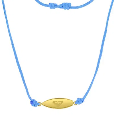 Roxy Waterproof Yellow Adjustable Necklace In Pattern
