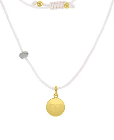 Roxy Waterproof Yellow Beads Labradorite Adjustable Necklace In Green