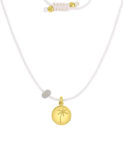 Roxy Waterproof Yellow Heart Labradorite Adjustable Necklace In Gold