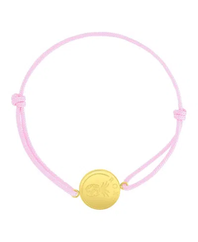 Roxy Waterproof Yellow Heart Pineapple Rd Charm Adjustable Bracelet In Multi