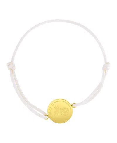 Roxy Waterproof Yellow Heart Pineapple Rd Charm Adjustable Bracelet In Multi