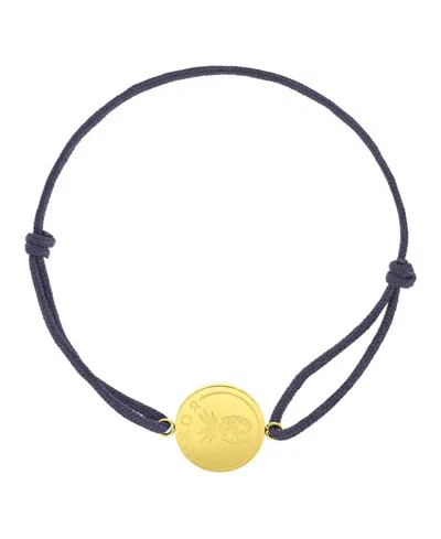 Roxy Waterproof Yellow Heart Pineapple Rd Charm Adjustable Bracelet In Pattern