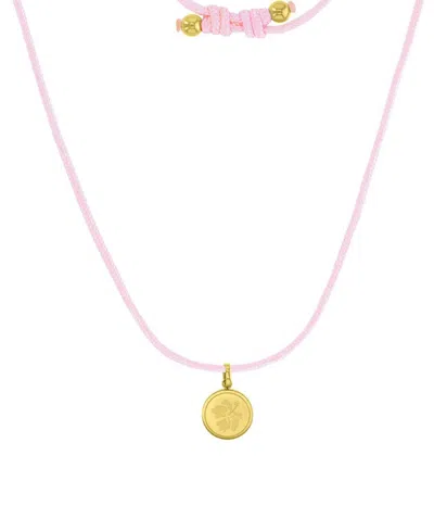 Roxy Waterproof Yellow Hibiscus Beads Adjustable Necklace In Gold