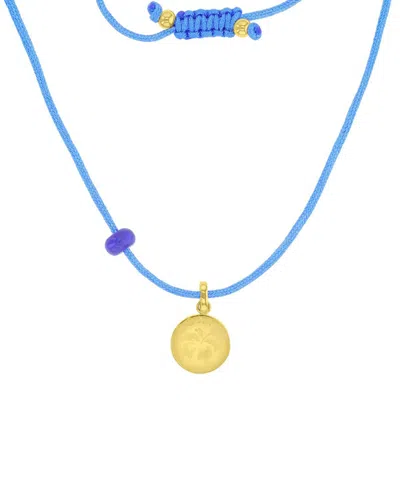 Roxy Waterproof Yellow Hibiscus Labradorite Adjustable Necklace