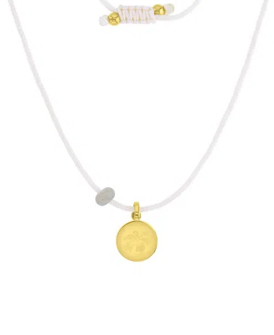 Roxy Waterproof Yellow Hibiscus Labradorite Adjustable Necklace In Orange