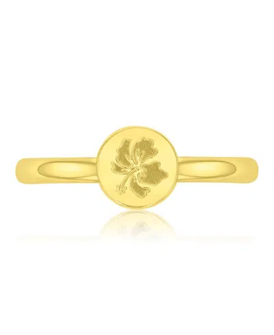 Roxy Waterproof Yellow Hibiscus Toe Ring In Gold