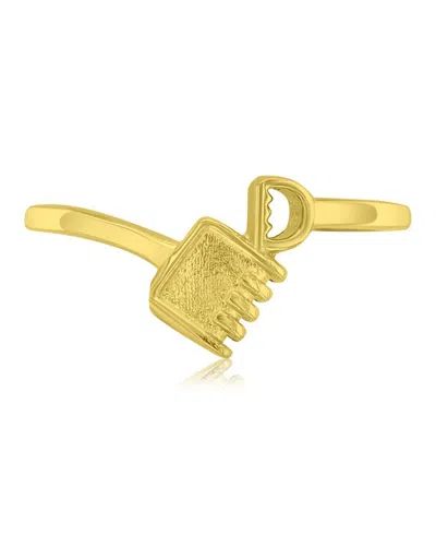 Roxy Waterproof Yellow Key Lock Toe Ring In Gold