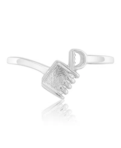 Roxy Waterproof Yellow Key Lock Toe Ring In Platinum