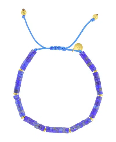 Roxy Waterproof Yellow Lapis Adjustable Bracelet In Multi