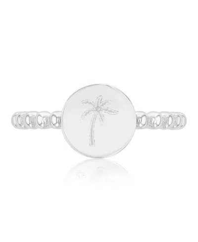 Roxy Waterproof Yellow Palm Tree Beads Ring In Neutral