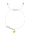 Roxy Waterproof Yellow Palm Tree Labradorite Adjustable Bracelet In Pattern