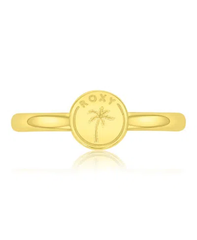 Roxy Waterproof Yellow Palm Tree Toe Ring In Pattern