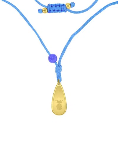Roxy Waterproof Yellow Pineapple Labradorite Adjustable Necklace