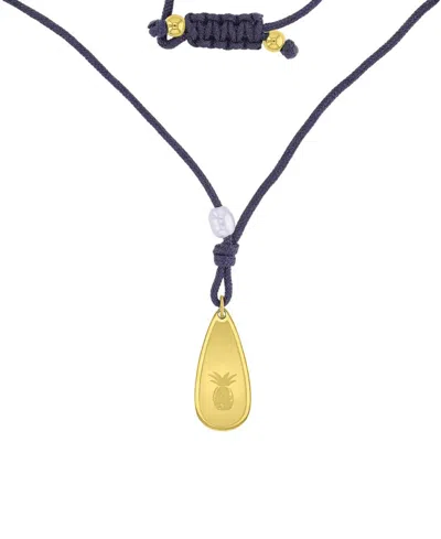 Roxy Waterproof Yellow Pineapple Pearl Adjustable Necklace