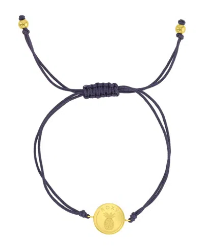 Roxy Waterproof Yellow Pineapple Rd Charm Adjustable Bracelet In Red