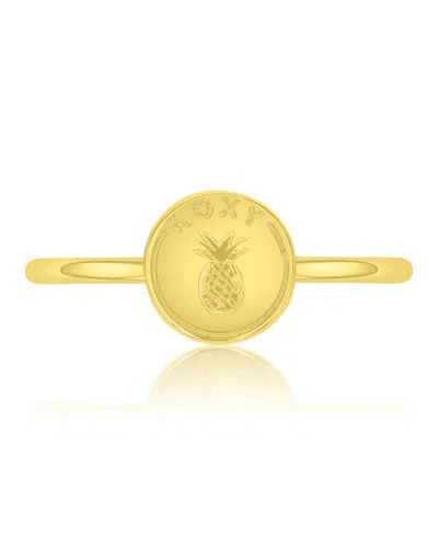 Roxy Waterproof Yellow Pineapple Ring In Pattern