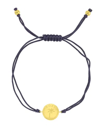 Roxy Waterproof Yellow Rd Palm Tree Pattern Charm Adjustable Bracelet In Red