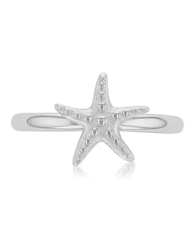 Roxy Waterproof Yellow Starfish Toe Ring In Silver