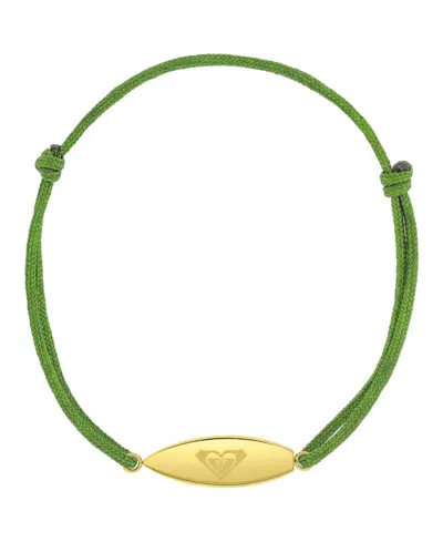 Roxy Waterproof Yellow Surfboard Adjustable Bracelet In Red