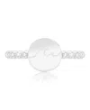 Roxy Waterproof Yellow Wave Beads Ring In Metallic