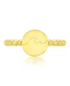 Roxy Waterproof Yellow Wave Beads Ring In Pattern