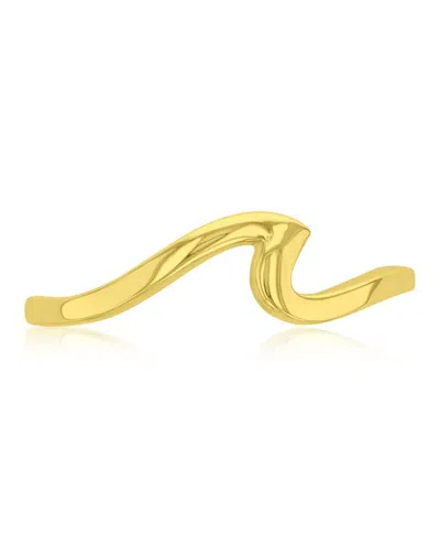 Roxy Waterproof Yellow Wave Ring In Gold