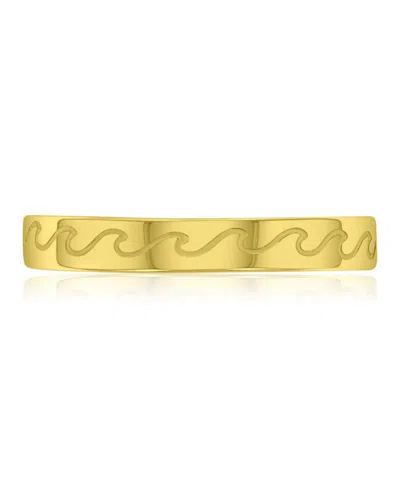 Roxy Waterproof Yellow Wave Toe Ring In Gold