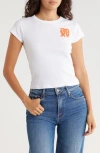 Roxy Wave Rib T-shirt In White