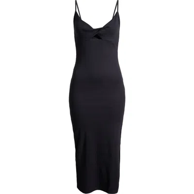 Roxy Wavey Lady Ribbed Body-con Dress In Phantom | ModeSens