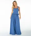 Roxy West Reef Solid Top In Blue