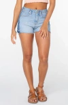 Roxy Westbrook Two-tone Denim Cutoff Shorts In Patch And Release Denim Wash
