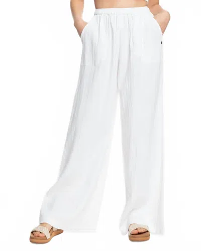 Roxy What A Vibe Pant In Snow White