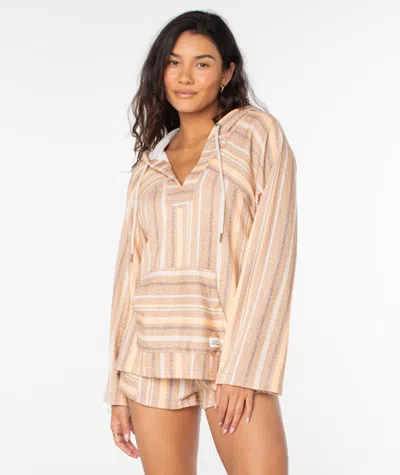 Roxy Wild And Free Hoodie In Brown