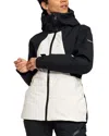 Shop Roxy Wild Twist Snow Jacket In Black