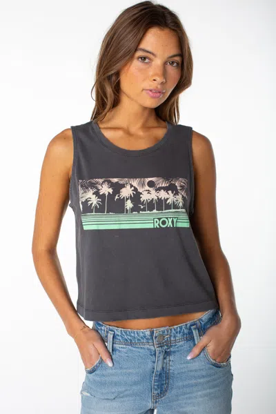 Roxy Windy Palm Tank In Gray