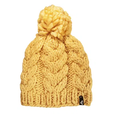 Roxy Winter Beanie In Ochre