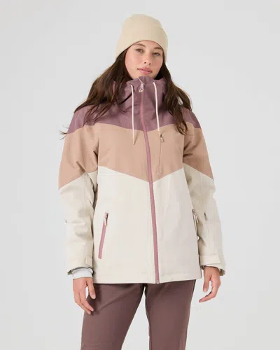 Roxy Winter Haven Jacket In Neutral