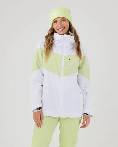 Roxy Winter Haven Jacket In White