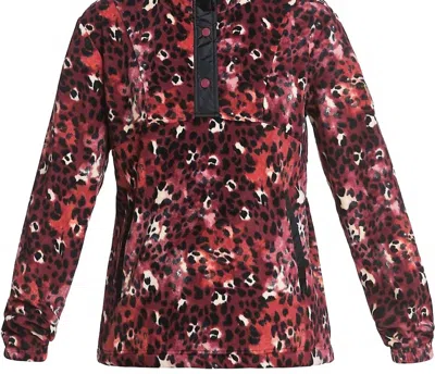Roxy Women's Alabama Fleece Jacket In Oxblood Red In Multi