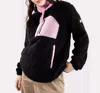 Roxy Women's Alabama Technical Fleece Jacket In Black/pink In Black